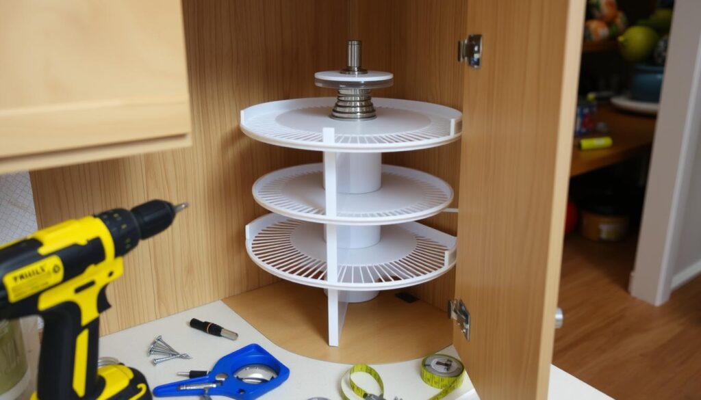 Lazy Susan installation