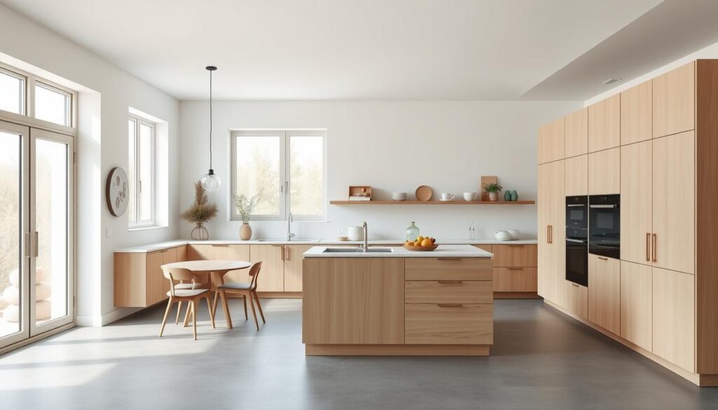 Scandinavian minimalist kitchen