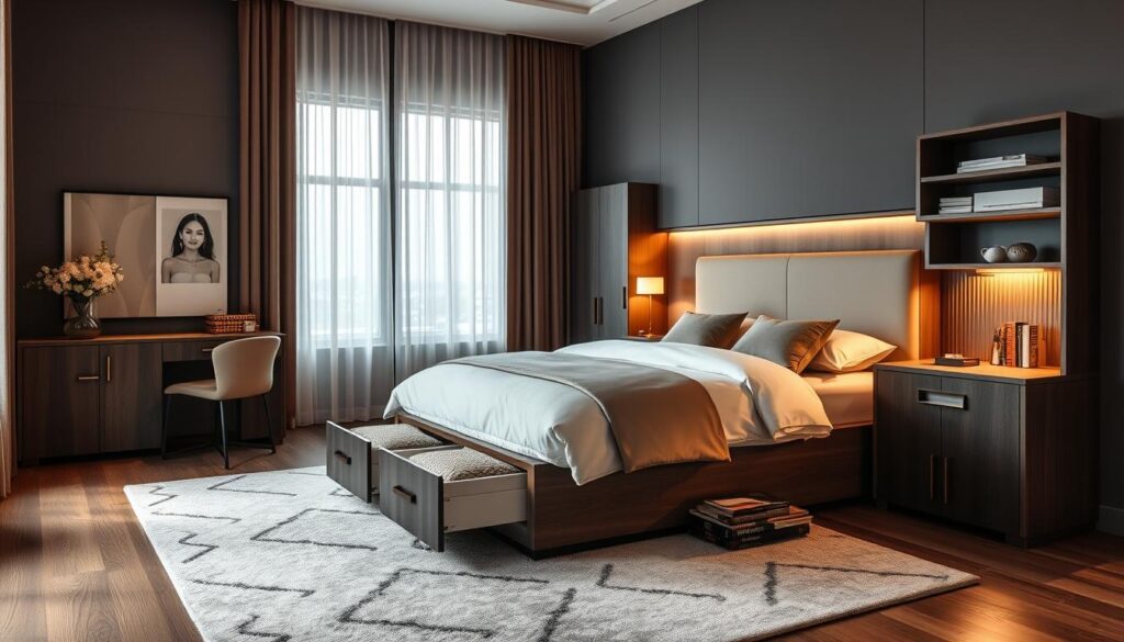 aesthetics of multi-functional furniture and storage solutions