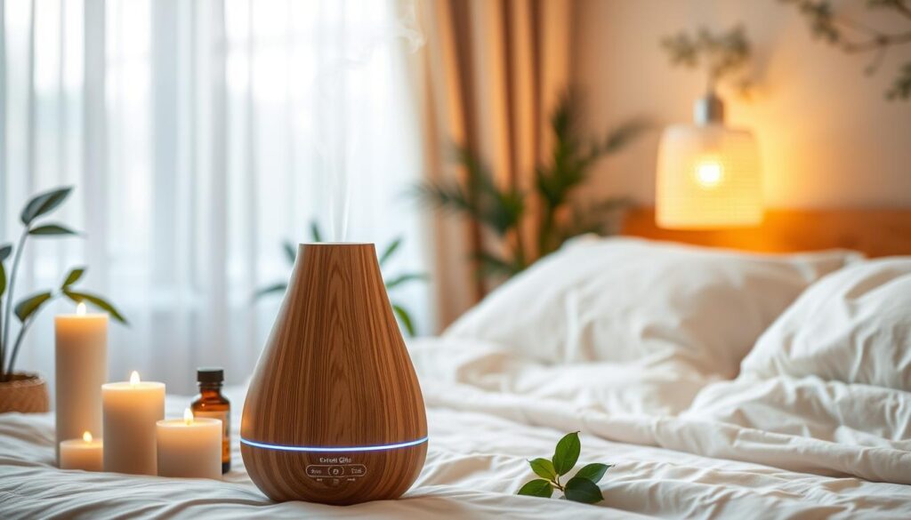 aromatherapy for cozy atmosphere