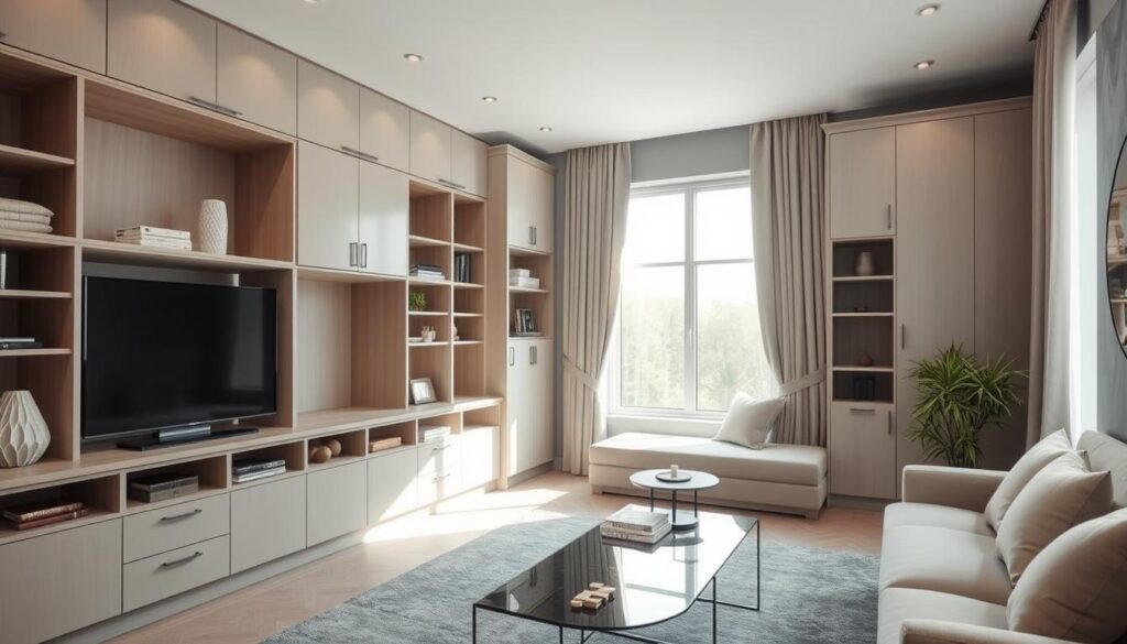 built-in storage