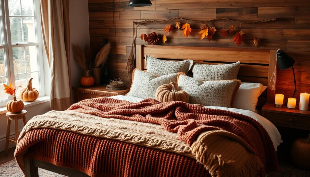 fall bedroom decor
