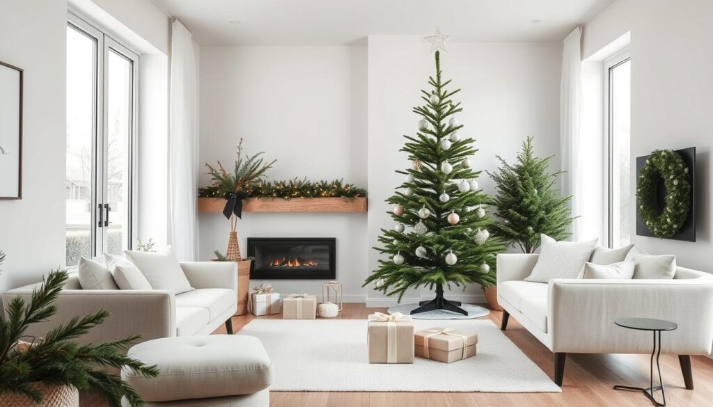 minimalist holiday decorations