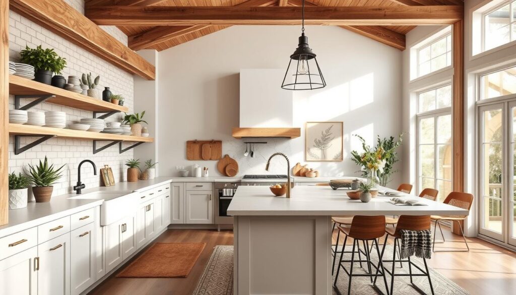 modern farmhouse kitchen