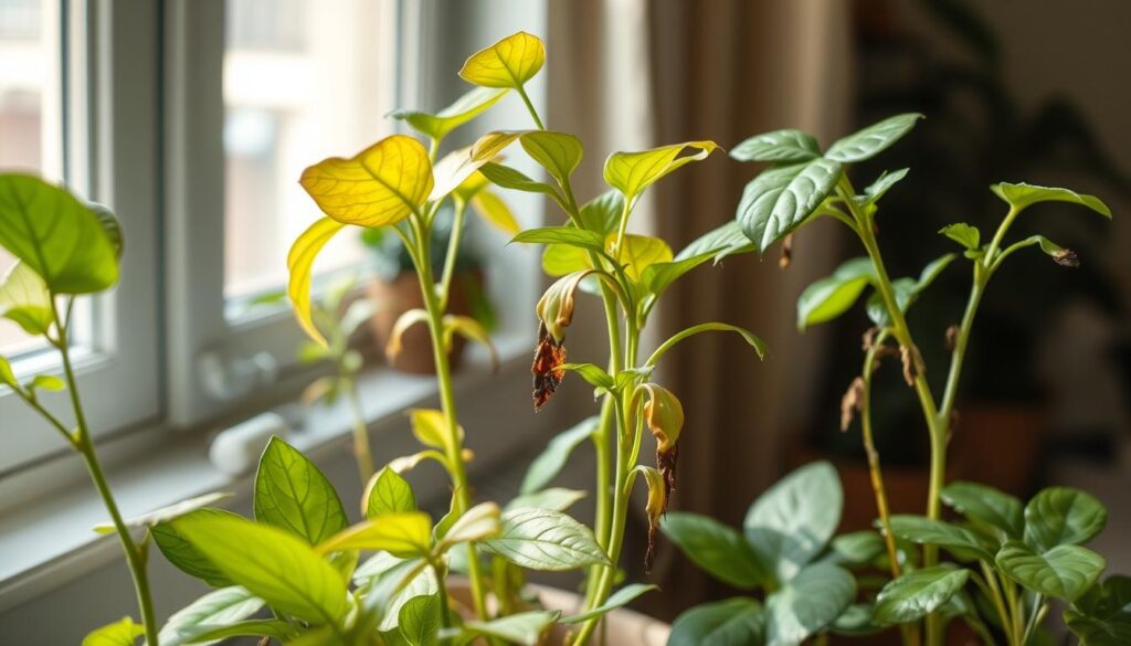 plant stress signs