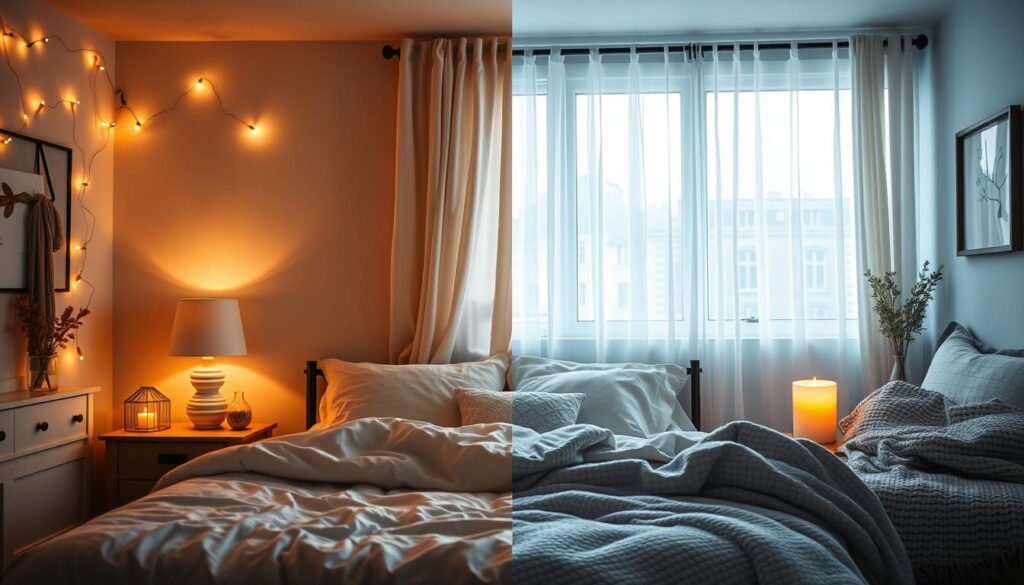 seasonal bedroom lighting
