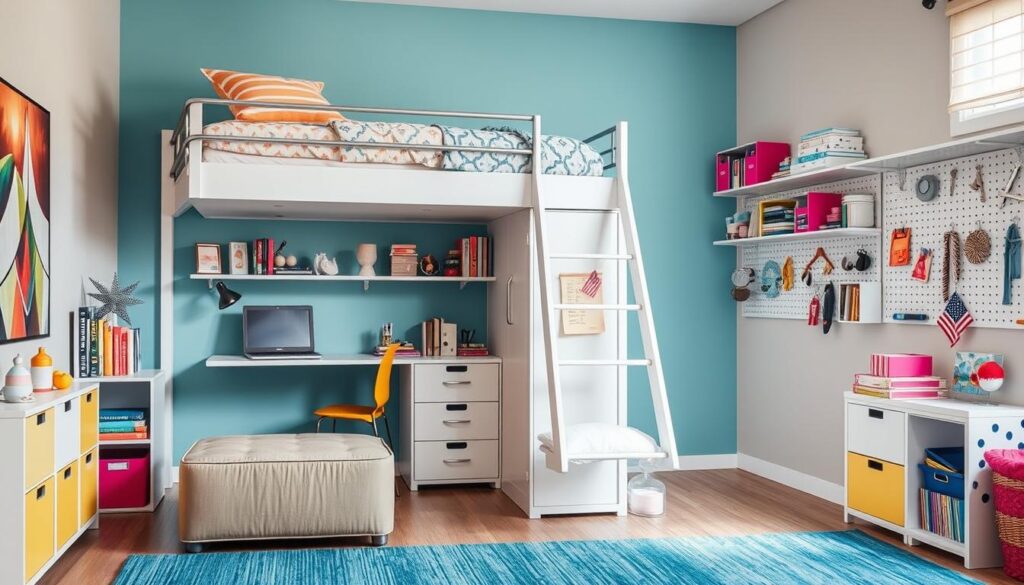 teen bedroom organization